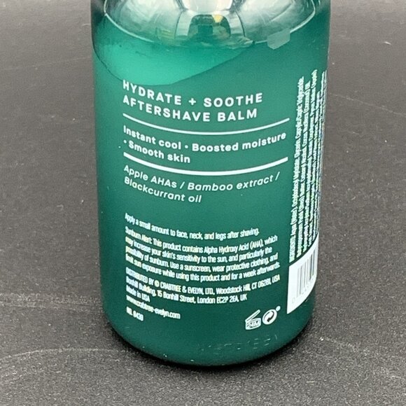 Crabtree & Evelyn Hydrate + Sooth Aftershave Balm 4.2 oz Pump Discontinued - Picture 3 of 5